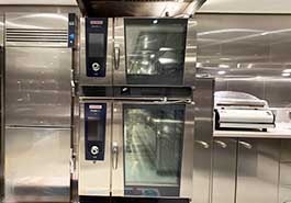 Yacht galley wrapped in gloss PPF, protecting and enhancing appearance.