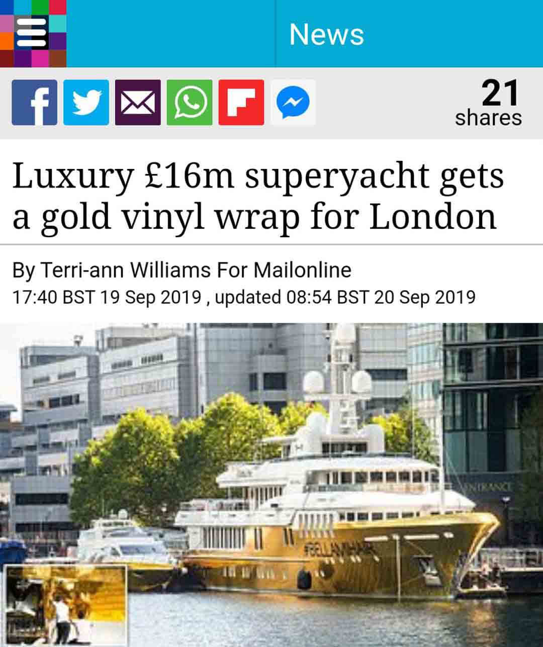 Yacht Wrap